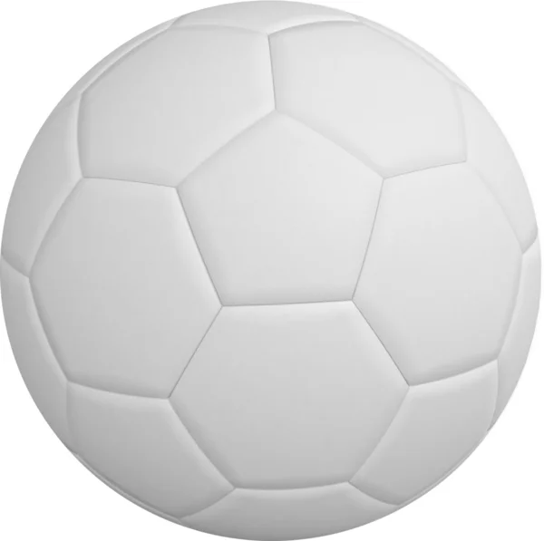 Football en cuir blanc — Photo