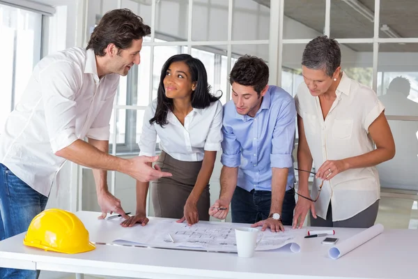 Equipe de arquitetos — Fotografia de Stock