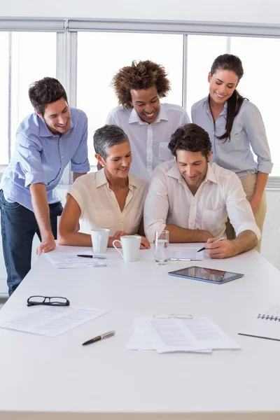 Group of business people working — Stock Photo, Image