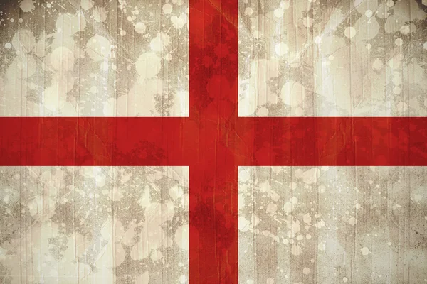 Engeland vlag in grunge effect — Stockfoto