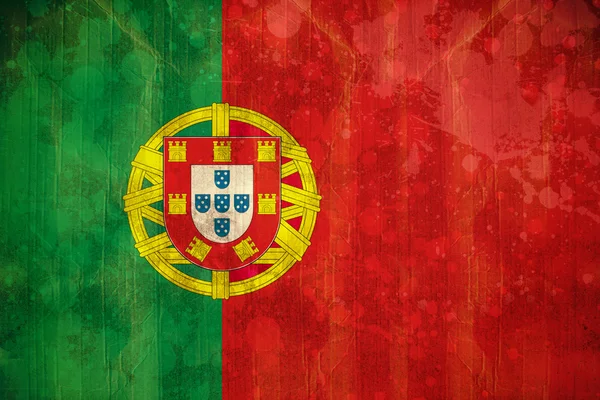 Bandeira de Portugal em efeito grunge — Fotografia de Stock