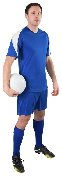 Knappe voetballer — Stockfoto