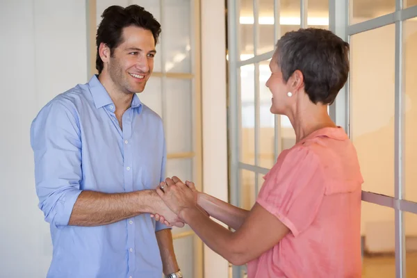 Business people shaking hands — Stock Photo, Image