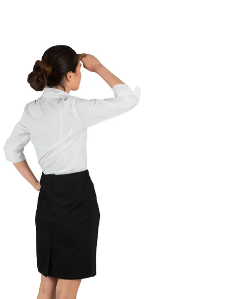 Businesswoman looking ahead — Stock Photo, Image