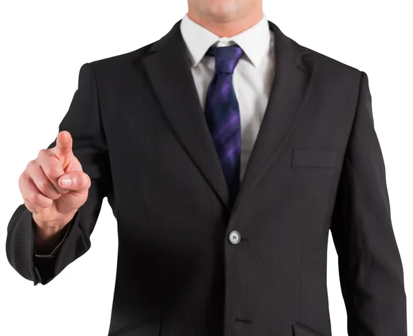 Businessman pointing — Stock Photo, Image