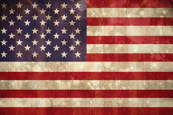 US-Flagge im Grunge-Effekt — Stockfoto