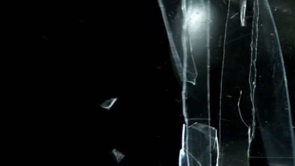 Cam kırıkları breaking — Stok video