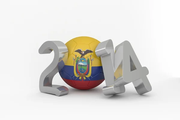 Ecuador weltmeisterschaft 2014 — Stockfoto