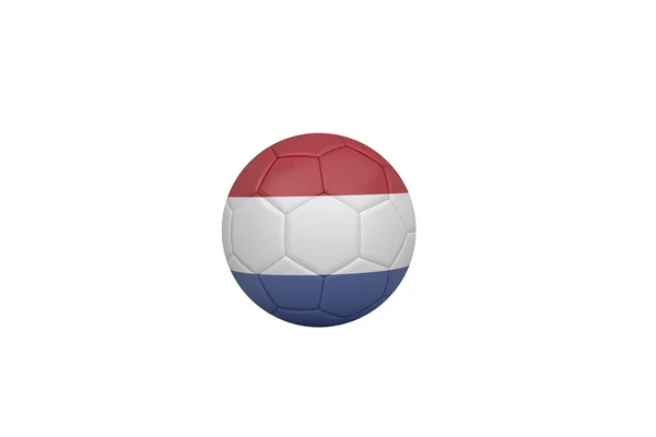 Fotbal v Holandsku barvách — Stock fotografie