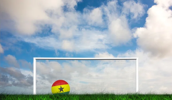 Fútbol en colores ghana — Foto de Stock