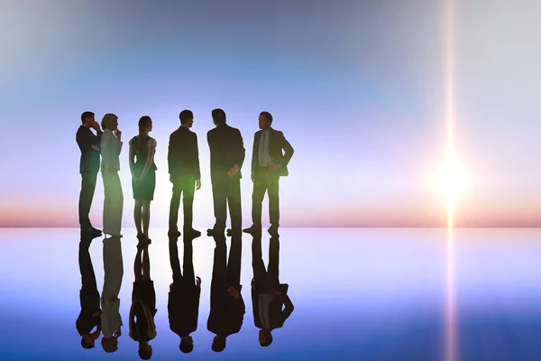 Business colleagues standing — Stock Photo, Image