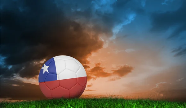 Fútbol en colores chile — Foto de Stock