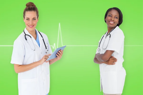 Equipe médica feminina — Fotografia de Stock