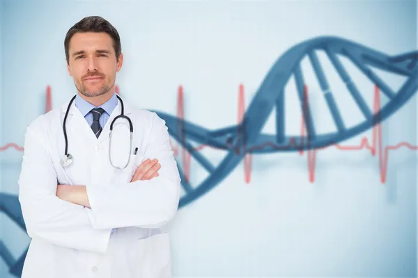 Doctor with arms crossed — Stock Photo, Image