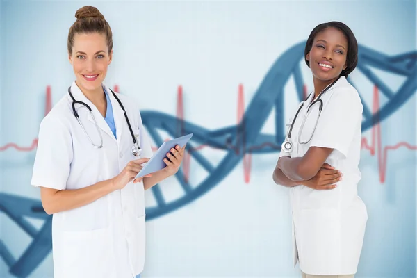 Equipo médico femenino — Foto de Stock