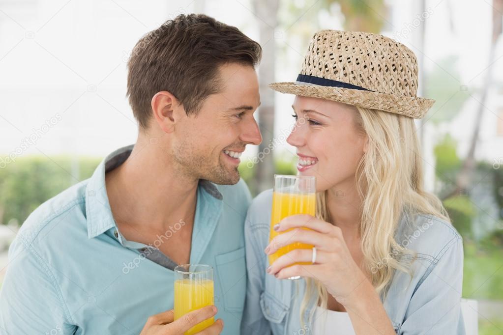 Lesbian Couple Having Breakfast Together
