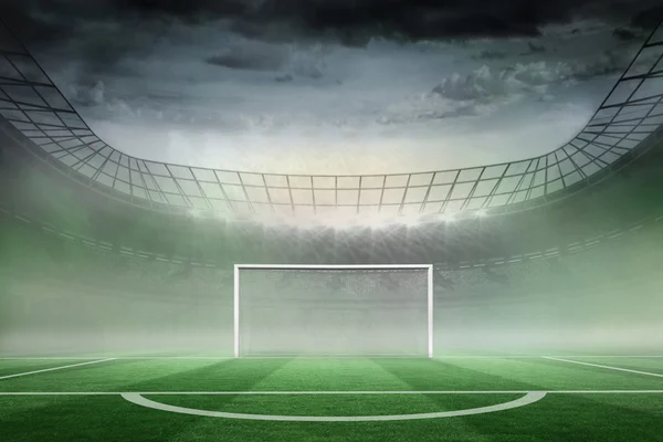 Football pitch in large stadium Stock Photo by ©Wavebreakmedia 48341883