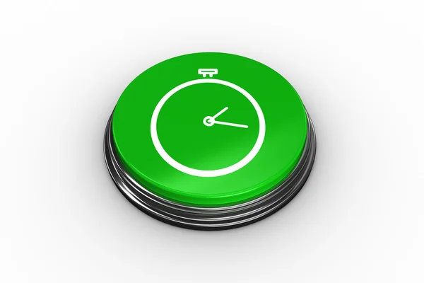 Stopwatch grafic pe butonul apăsat — Fotografie, imagine de stoc