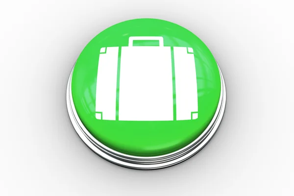 Briefcase graphic on button — Stock Photo, Image