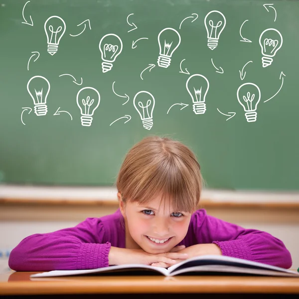 Ιδέα και η καινοτομία γραφικό κατά μαθητών — Φωτογραφία Αρχείου