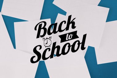 Composite image of back to school message clipart