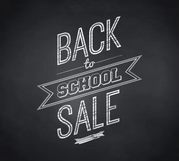 Immagine composita del messaggio di vendita di ritorno a scuola — Foto Stock