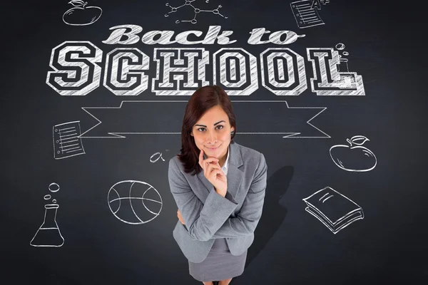 Thoughtful businesswoman — Stock Photo, Image