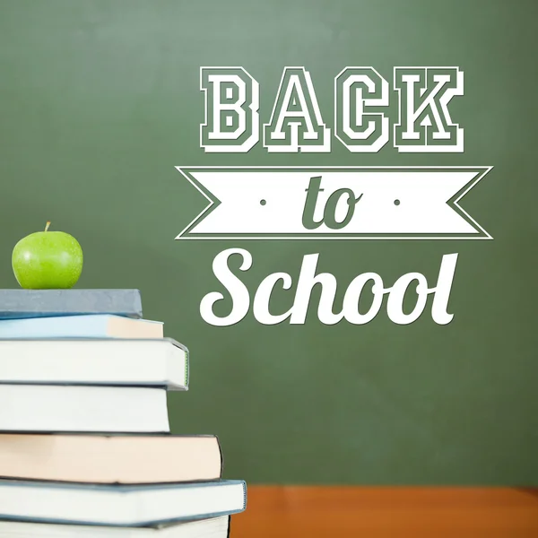 Composite image of back to school message — Stock Photo, Image