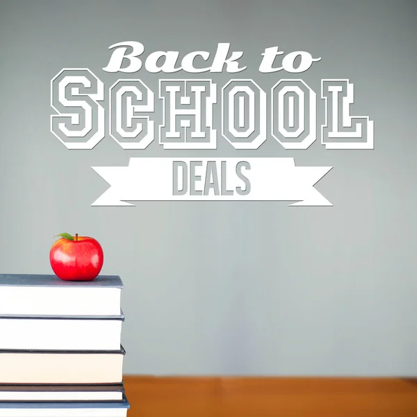 Immagine composita di back to school offerte messaggio — Foto Stock