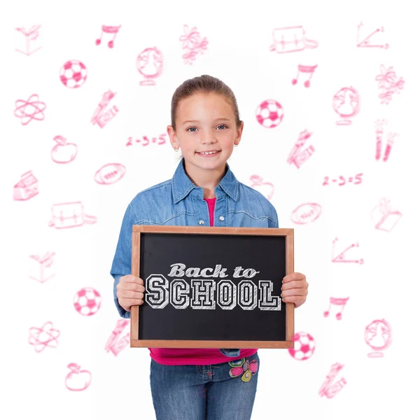 Composite image of back to school message — Stock Photo, Image