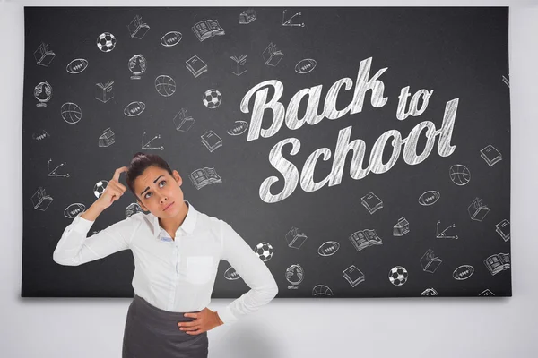 Worried businesswoman — Stock Photo, Image