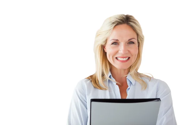 Smiling mature student looking at camera — Stock Photo, Image