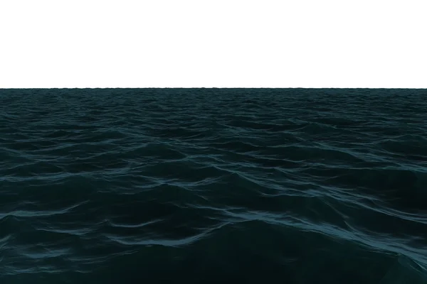 Digitalmente gerado Ainda mar azul — Fotografia de Stock