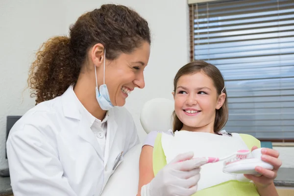 Dentista pediatrico — Foto Stock