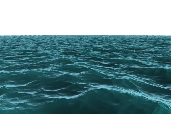 Digitally generated still Blue ocean — Stock Photo, Image