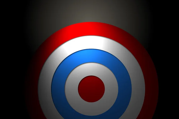 Digitally generated Red and blue target — Stock Photo, Image