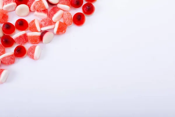 Composição Vários Truques Halloween Doces Tratar Com Espaço Cópia Fundo — Fotografia de Stock