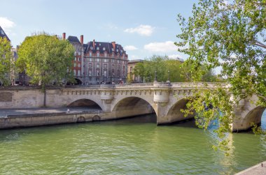 köprü üzerinde seine, paris, Fransa