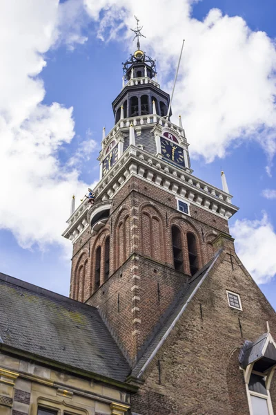 Väg huset kallas "waag" i alkmaar, holland, Nederländerna — Stockfoto