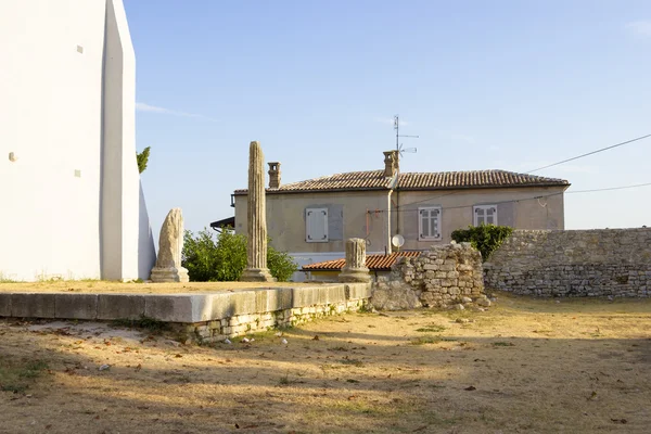 Straat in porec, Kroatië — Stockfoto