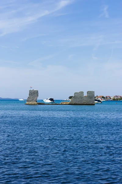 Coastline vicino a Seget Vranjica, Croazia — Foto Stock