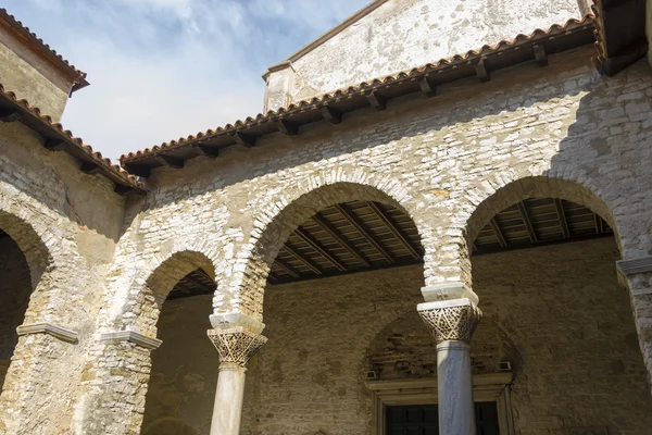 Croacia - Porec en la península de Istria. Euphrasian Basilica - UNESC —  Fotos de Stock