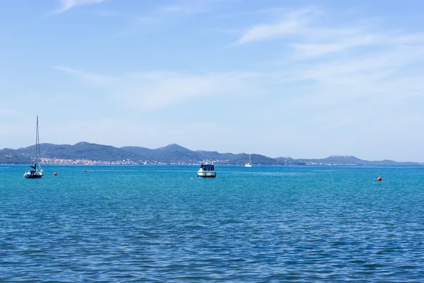 Kustlijn bij Seget Vranjica, Kroatië — Stockfoto