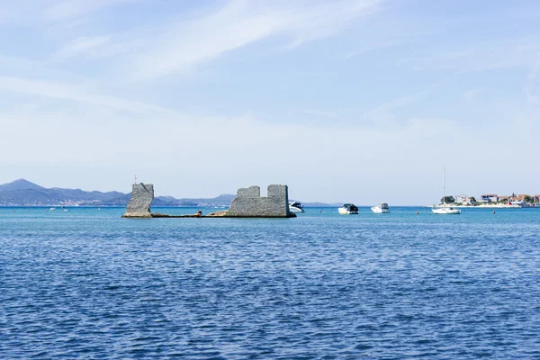 Coastline vicino a Seget Vranjica, Croazia — Foto Stock