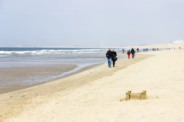 Beach on North Sea, the Netherlands — Stock Photo, Image