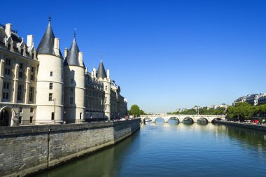 köprü üzerinde seine, paris, Fransa