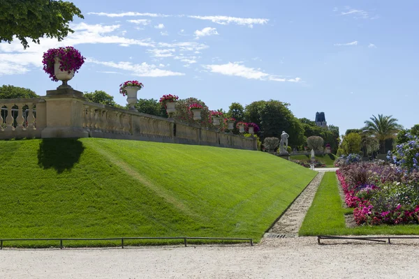 Luxembourg-trädgårdarna, paris, Frankrike — Stockfoto