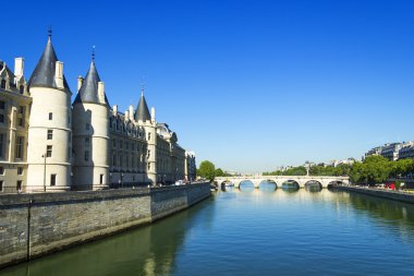köprü üzerinde seine, paris, Fransa