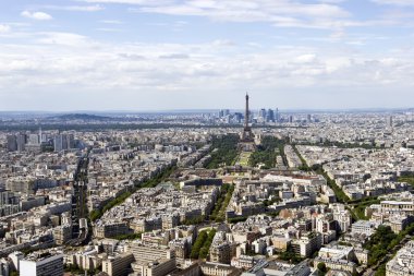Paris, Fransa'dan montparnasse havadan görünümü
