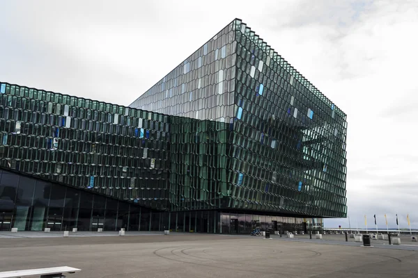Narodowej muzyki i konferencji regionu stołecznego centrum, reykjavik, — Zdjęcie stockowe